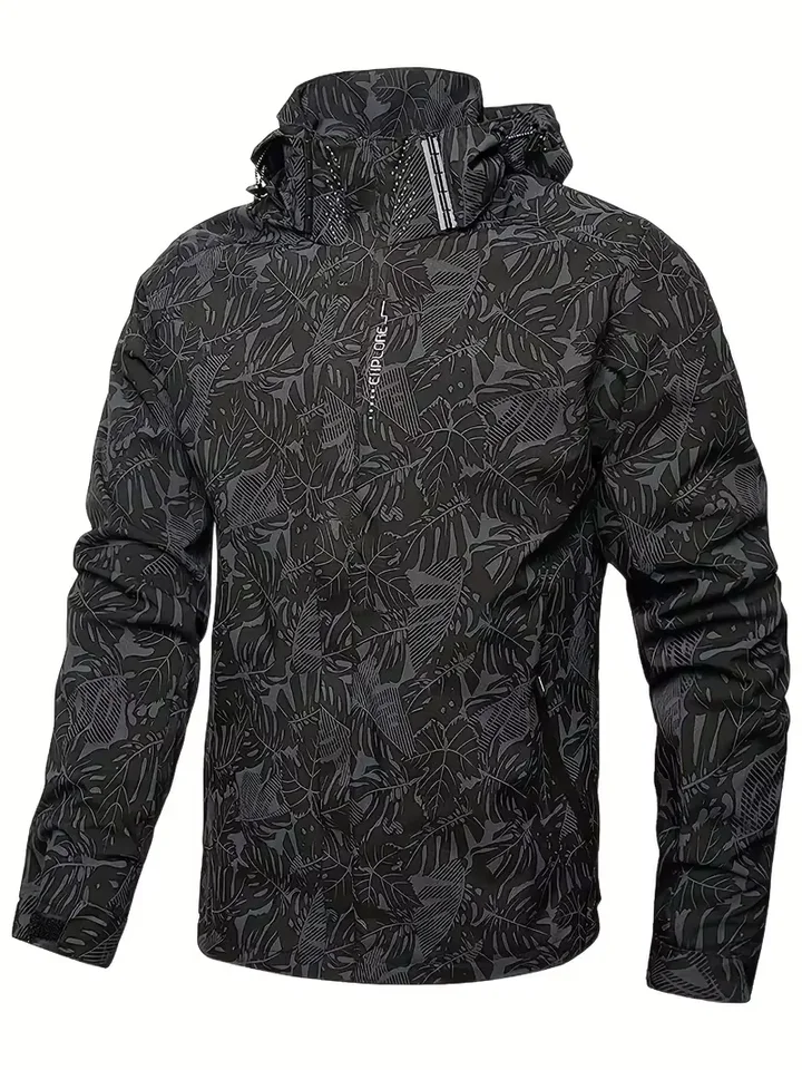 Man 2026 New Spring Autumn Leisure And Comfortable Outdoor Zipper Windbreaker Fashion Printed Windproof Jacket