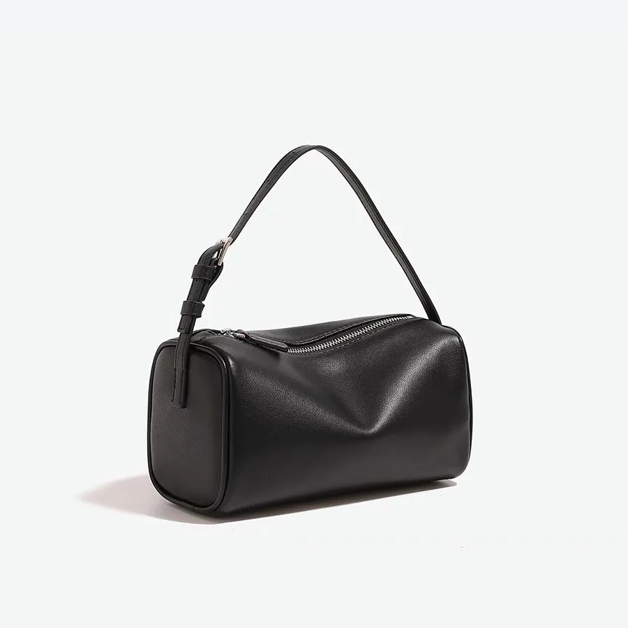 split leather 90s pen bag 2026 new luxury design soft cowhide mini one-shoulder crossbody bag suede fashion ladies handbag