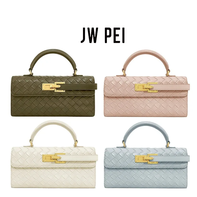 JW PEI New High-End Crocodile Handbag, Portable, Versatile, Lightweight Women's Handbag, Shoulder Bag, Handheld Crossbody Bag
