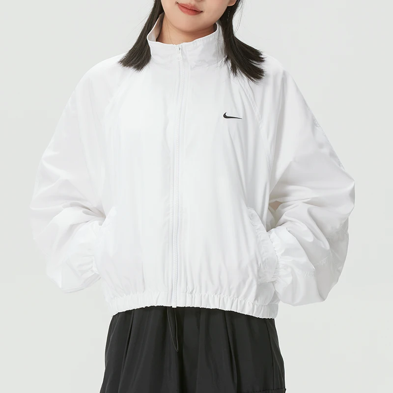 Nike Women's Sportswear Outdoor Travel Fitness Training Trendy Fashion Woven Jacket Io1474-100