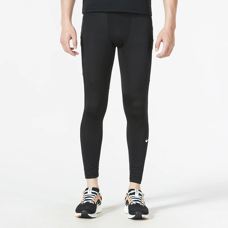 Nike Men's Quick-Drying Long Pants Running Fitness Training Outdoor Breathable Tight Pants Sports Pants Fb7953-010
