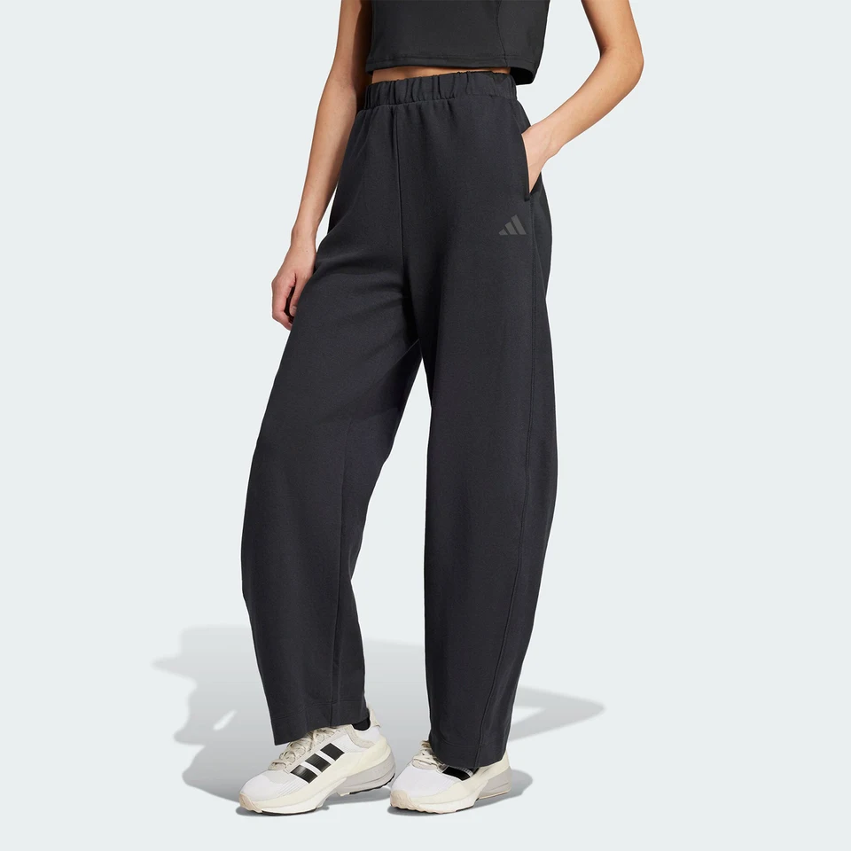 Adidas Official Genuine New Women's Fashion Simple Knit Sport Pants JF3415