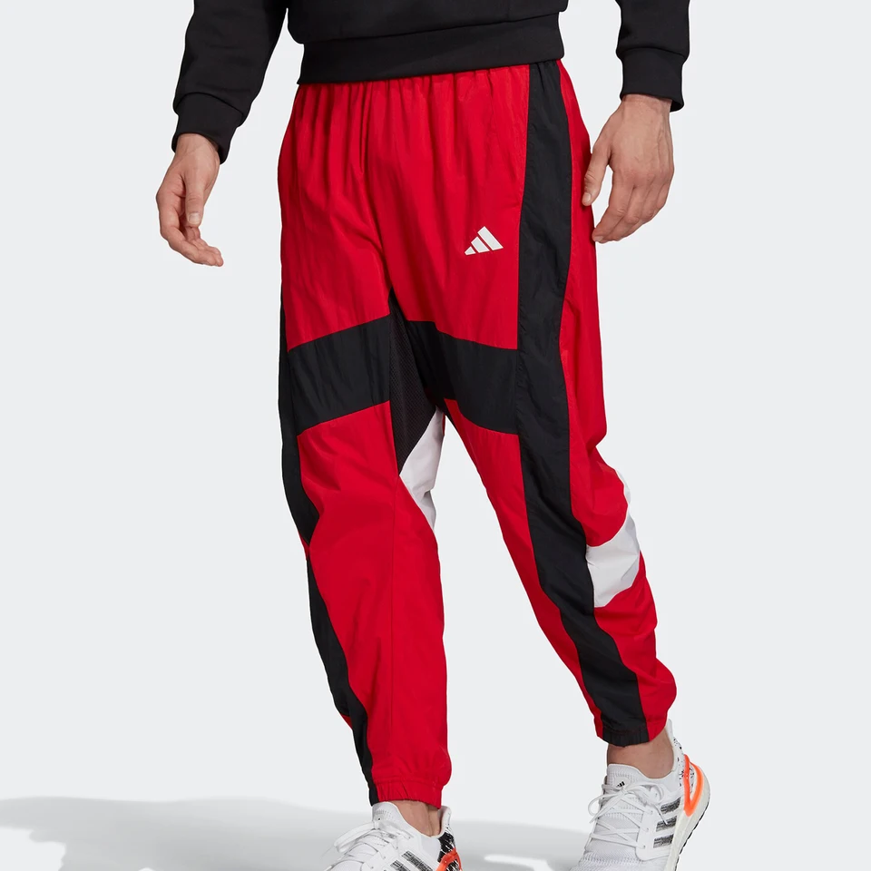 Adidas Authentic New Season Men's Red Sports Tapered Pants FI4685