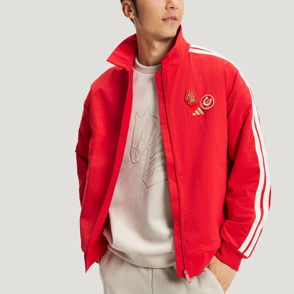 Adidas genuine winter men's collar woven sports jacket KE4059
