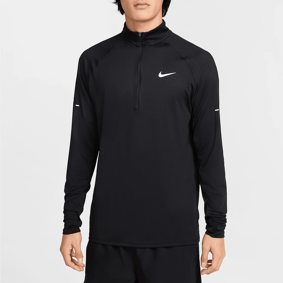 Nike genuine genuine Stride Dri-FIT Men's Running Stand Collar Long Sleeve HV2181-010