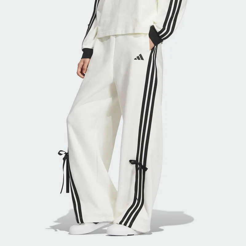 Adidas 2026new Women Knitted Pants Soft Elastic Breathable Casual Sports Daily Long Trousers KG3857