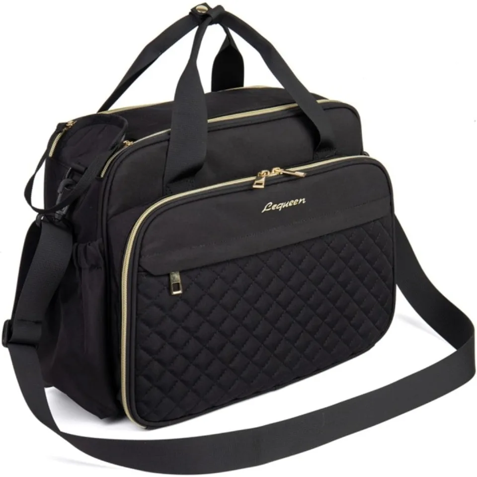 Baby Crossbody Nappy Bag,Baby Diaper Bag Tote,Large Shoulder Wide Opening Travel Messenger Crossbody Bag Mummy Baby Nappy Bag