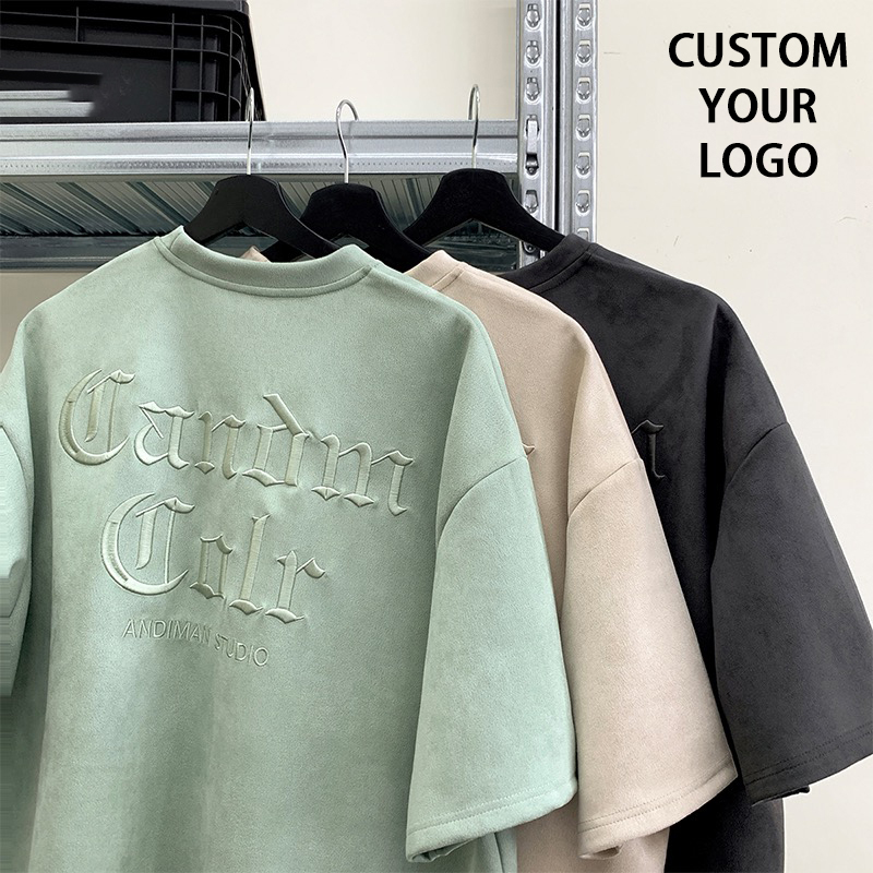 Black 300 Gsm High Quality Graphic Oversized Tshirts Custom Print High Quality Oversized 100% Cotton T Shirts